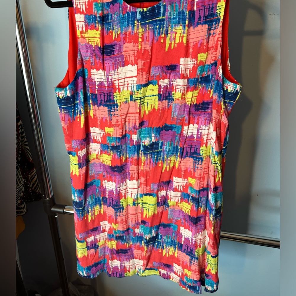 NWT Charles Henry paintbrush dress